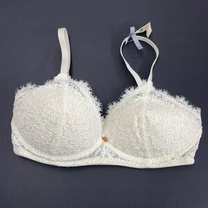 Aerie White Lace Bra